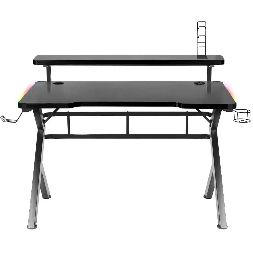 Комп'ютерний стіл Huzaro Hero 5.0 RGB black - фото 1