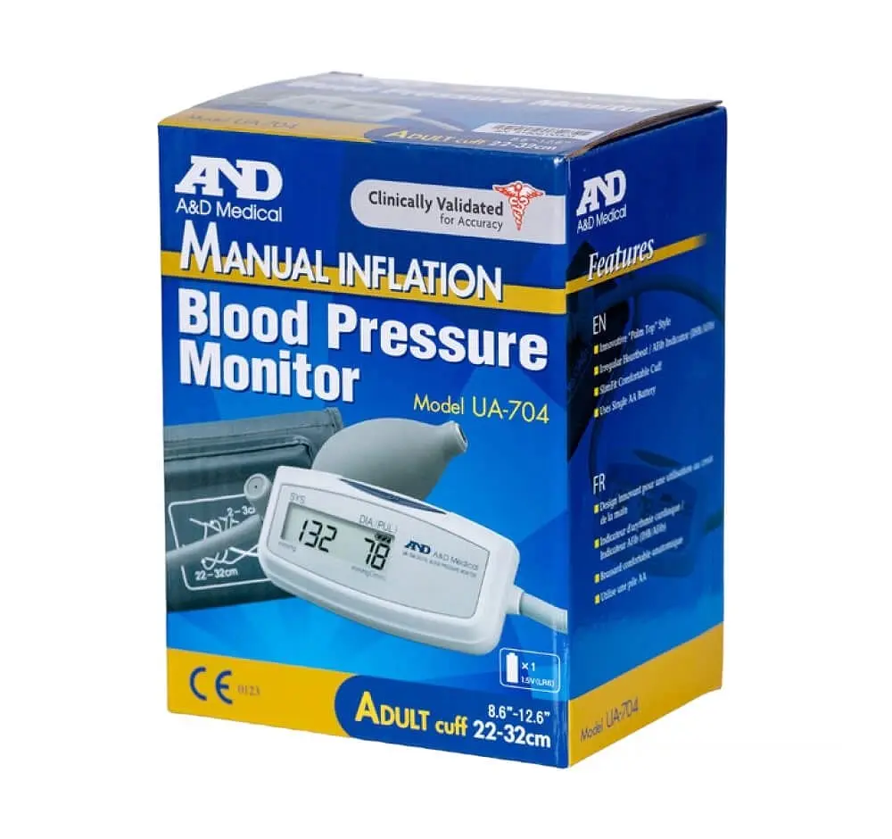 Тонометр AND UA-704 полуавтоматический на плечо - фото 1