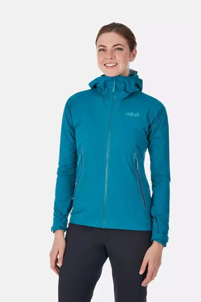 Куртка Rab Kinetic Plus Jacket wmns 12 Сірий-Блакитний - фото 1