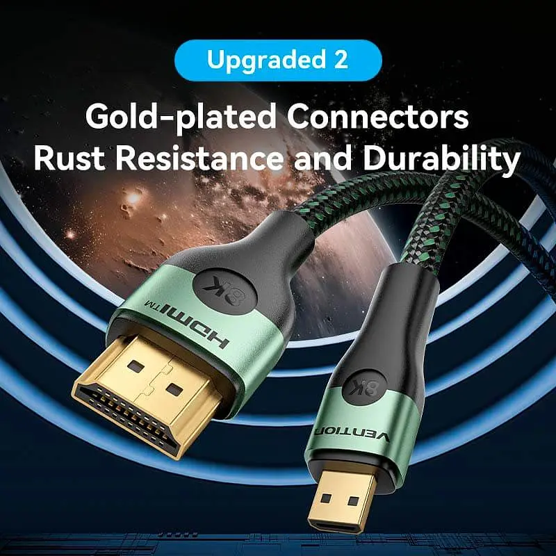 Кабель Vention HDMI-miniHDMI V 2.0 1 м (AGKGF) - фото 6