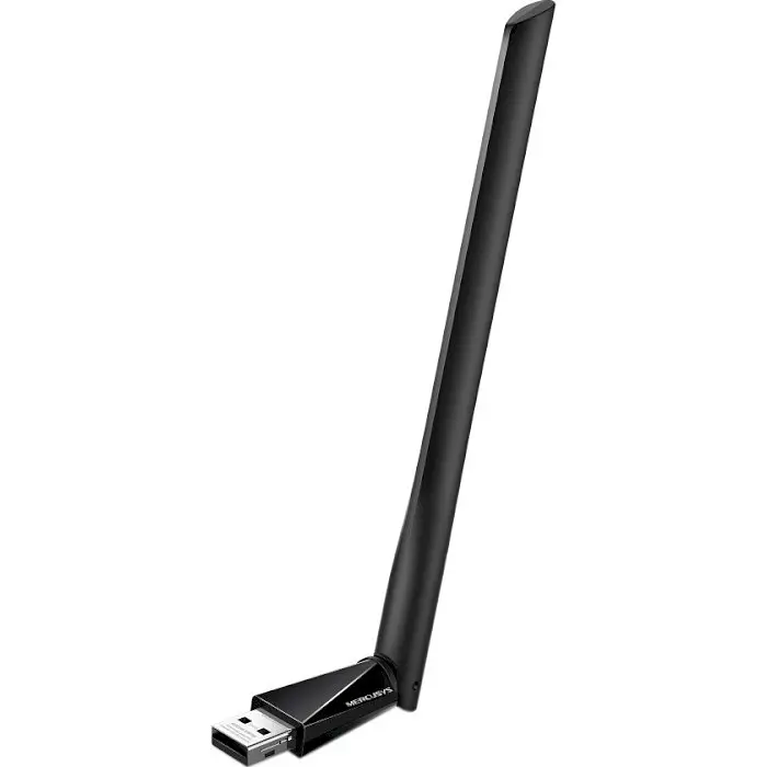 Мережеві адаптери Mercusys MA30H, чорний, USB, WiFi 5, 5 GHz (867 Мбіт/с)/2.4 GHz (400 Мбіт/с), 1 зовнішня антена з високим
