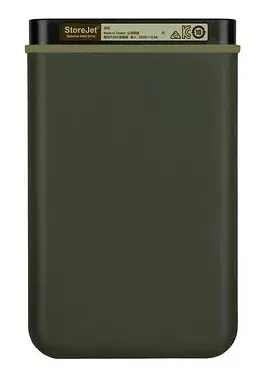 Внешний жесткий диск Transcend HDD 2TB 2.5" StoreJet 25M3G (TS2TSJ25M3G) Military Green - фото 2