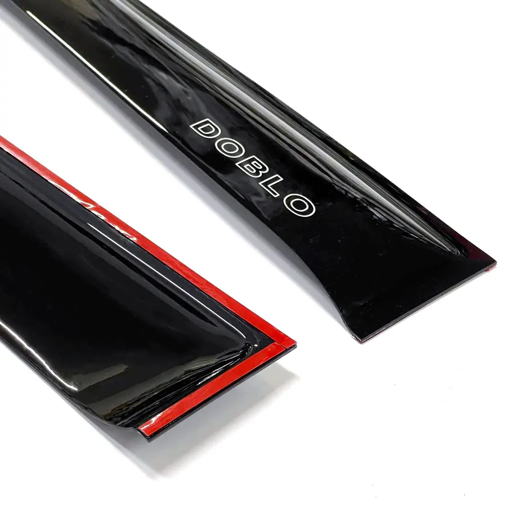 Дефлектори вікон вітровики FIAT Doblo 2d 2000-2010 Voron Glass - фото 4