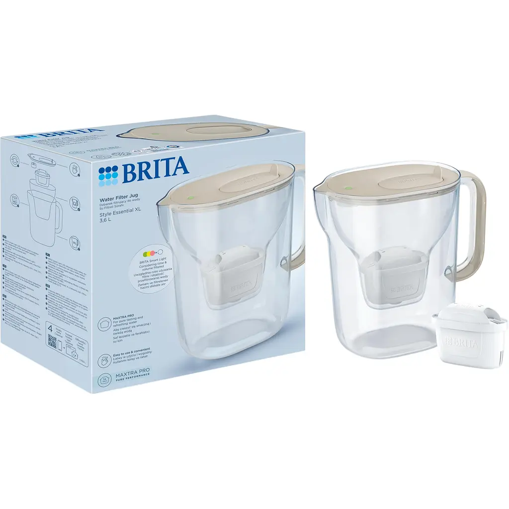 Фільтр-глечик Brita Style Essential XL Mxpro пісочний (1058044) - фото 7