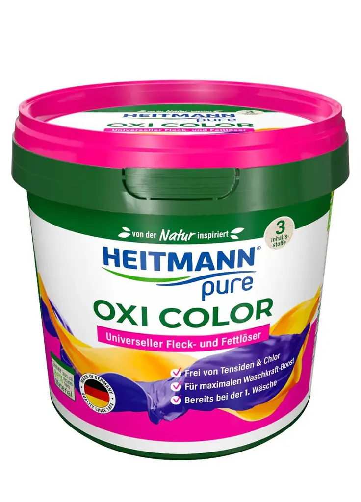 Порошок для для виведення плям з кольорової білизни Heitmann Oxi Color 500 г