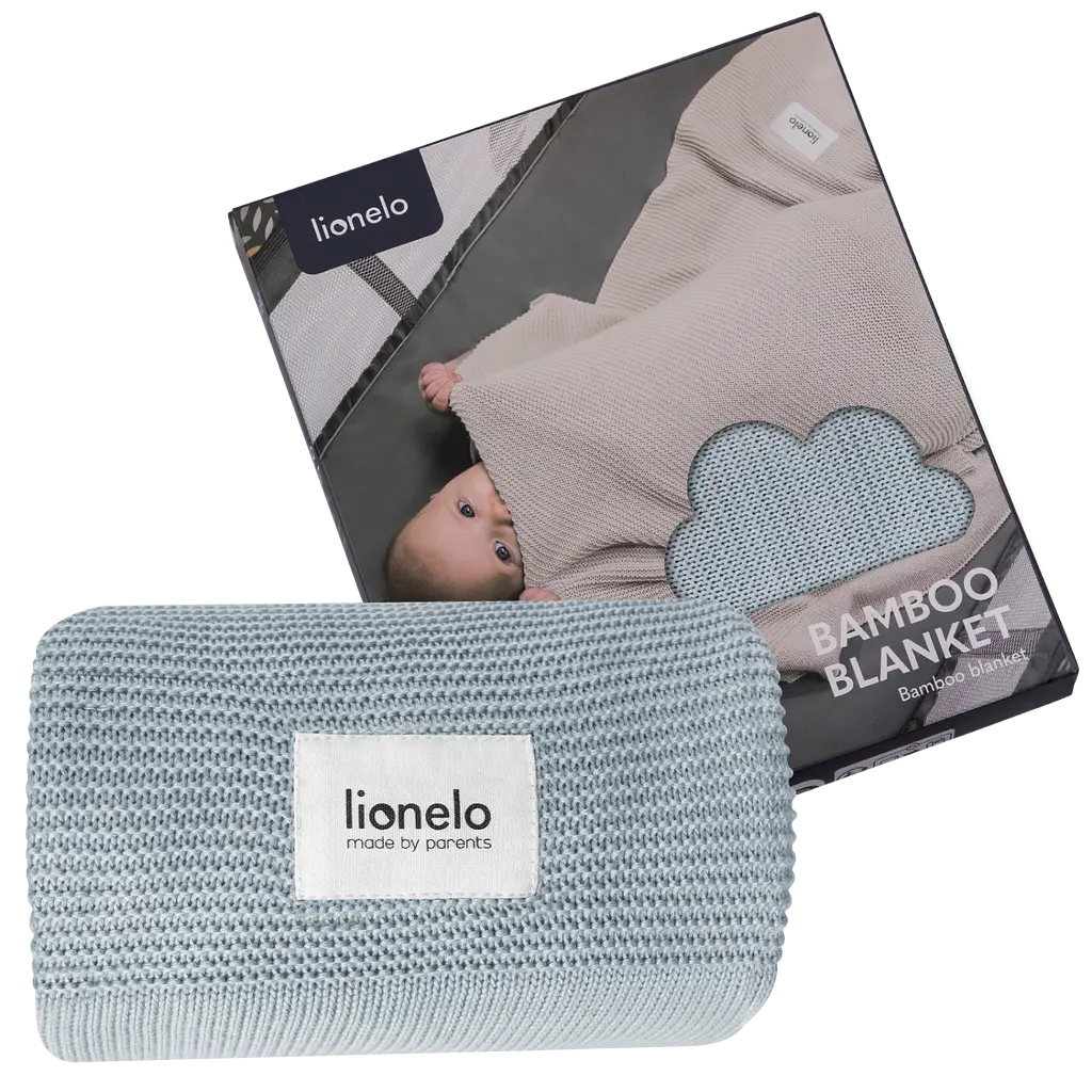 Ковдра Lionelo Bamboo Blanket Grey 100х75 см сіра (LO-BAMBOO BLANKET GREY) - фото 7