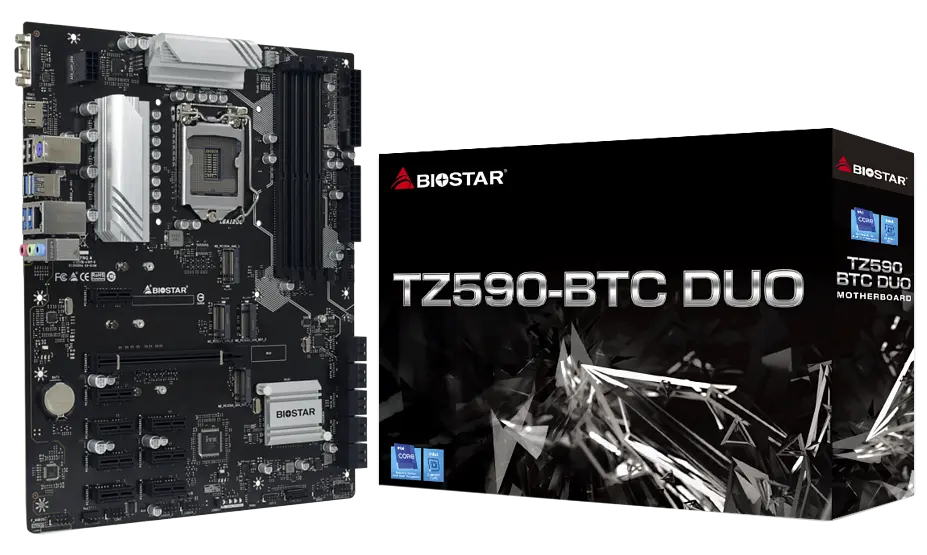 Материнська плата Biostar TZ590-BTC DUO LGA 1200 (TZ590-BTC DUO) Б/В - фото 3