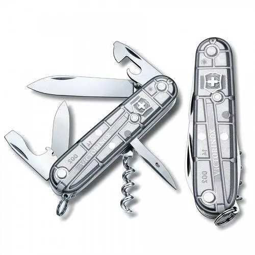 Ніж Victorinox Spartan 91мм,12функ,срібл.прозор - фото 2