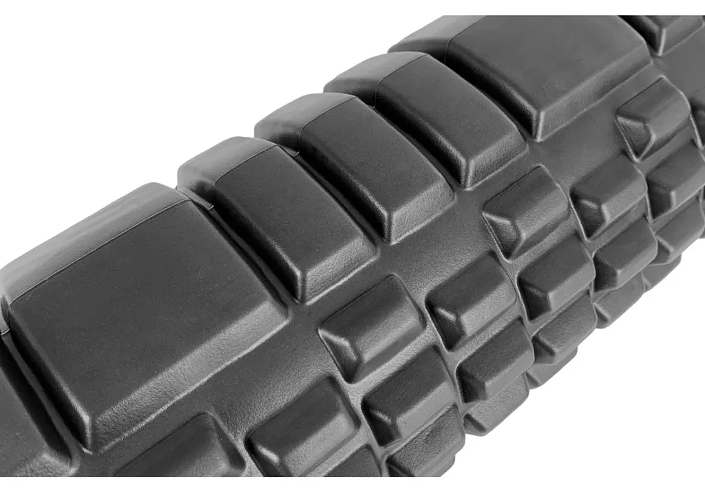 Масажний ролик EasyFit Grid Roller 33 см v.1.1 Чорний (EF-2020a-BK) - фото 3