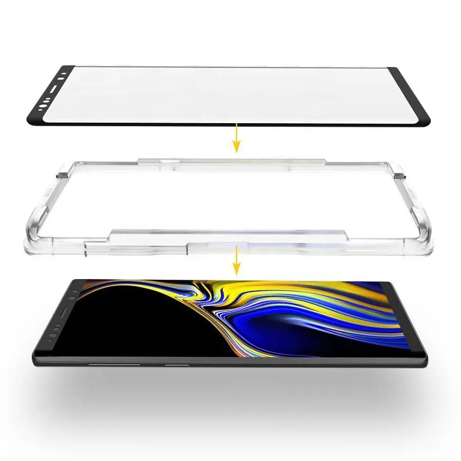 Захисне скло Zifriend Full Glue & Cover для Samsung Galaxy Note 10 SM-N970 Black автоматична поклейка (704606) - фото 3