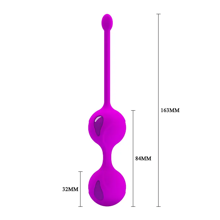 Вагінальні кульки Pretty Love Kegel Balls Pink для яскравих оргазмів Baile BI-014491 88028 - фото 4