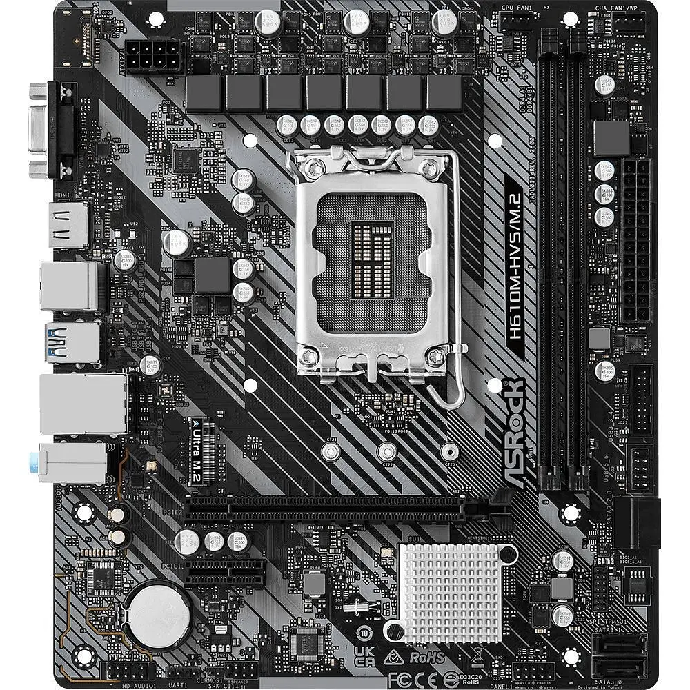 Материнська плата ASRock H610M-HVS/M.2 R2.0 [147011] - фото 2