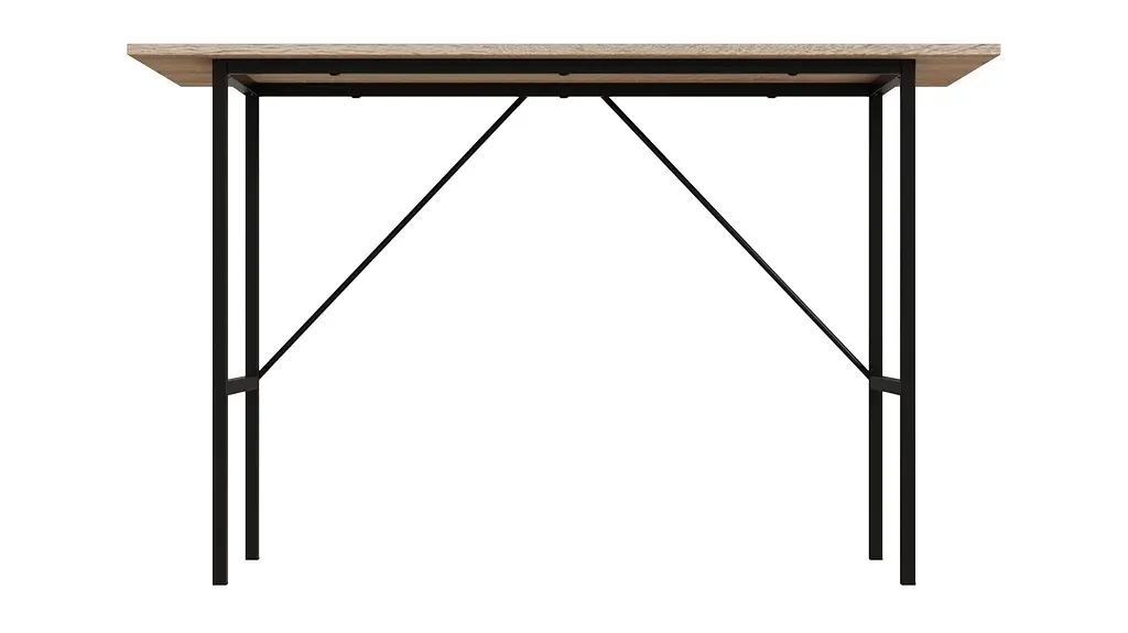 Стіл письмовий Line Тайм Ferrum-decor 750x1200x600 Чорний метал ДСП Дуб Сонома 16 мм (FRD-104888) - фото 3