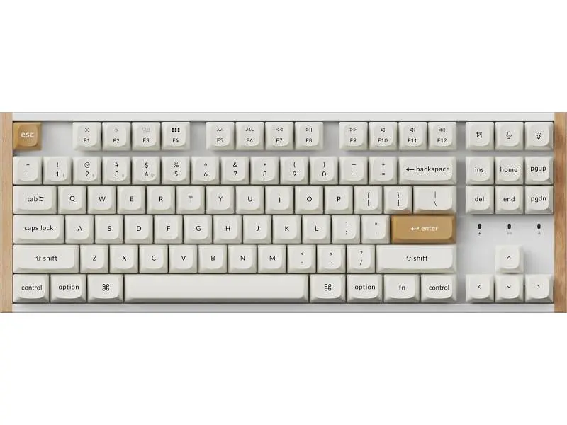 Клавіатура Keychron K8 HE Special Edition Magnetic Wood White (K8H-Q1)