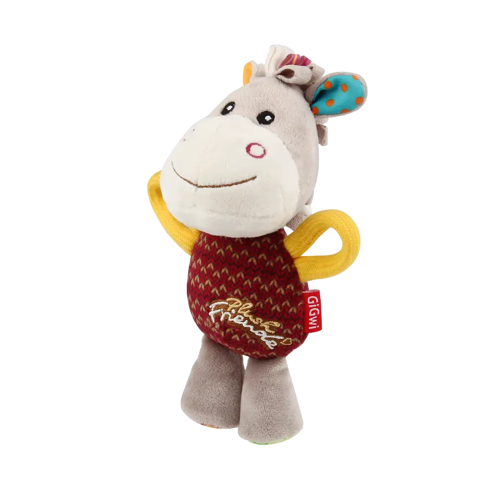 Іграшка для Собак Gigwi Plush Friendz Віслюк з пищалкою 16 х 8 х 8 см - фото 6