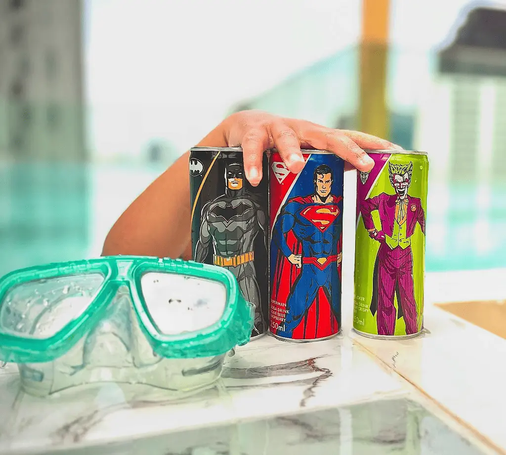 Газований напій Superman Drink Raspberry Blueberry 250 мл - фото 7