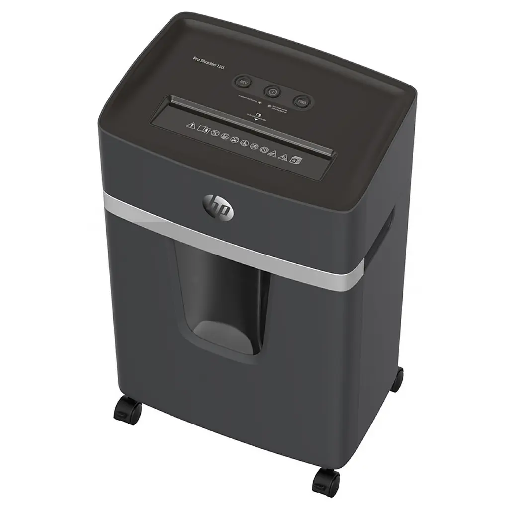 Знищувач документів HP Pro Shredder 15CC, A4, 80g х 15 листів, 4x35, 20 л., P-4 - фото 5