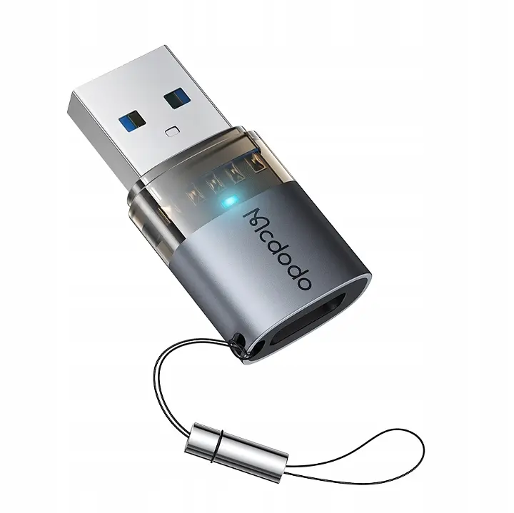 Адаптер McDodo USB-C to USB-A 3.0 Transfer Adapter Black