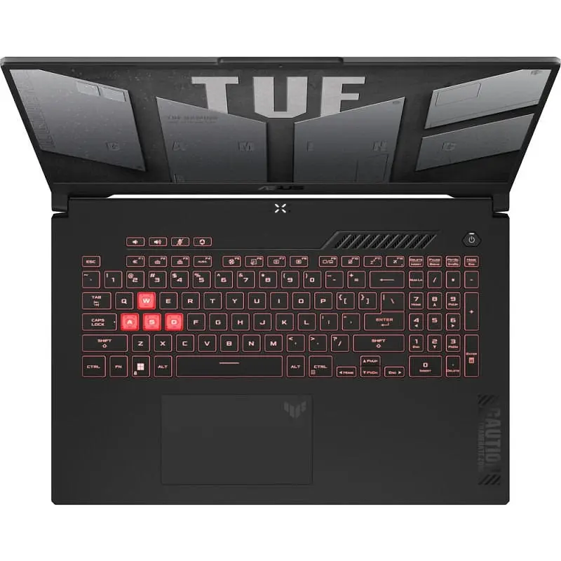 Ігровий ноутбук ASUS TUF A17 FA707NUG AMD Ryzen 7 7445HS 16 МБ кеш- пам’яті, до 4, 7 ГГц, 17, 3 FHD 144 Гц, 16 ГБ, 1 ТБ SSD, nVidia GeForce RTX 4050 6 ГБ, чорний/сірий - фото 2