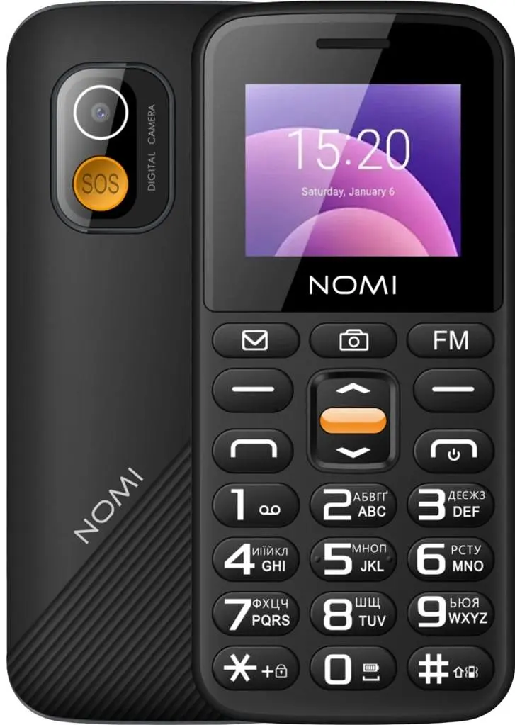 Мобільний телефон Nomi i1820 Black