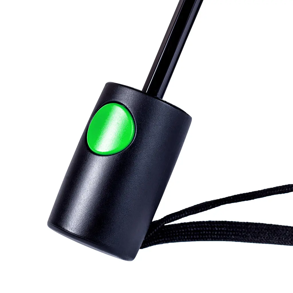 Парасолька напівавтоматична Bergamo Sky, чорний з зелений (7040009) - фото 5