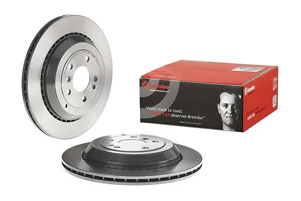 Диск гальмівний задній вентильований Mercedes M-class, R-class, Gl 05-17р Brembo (09.R124.21) - фото 2