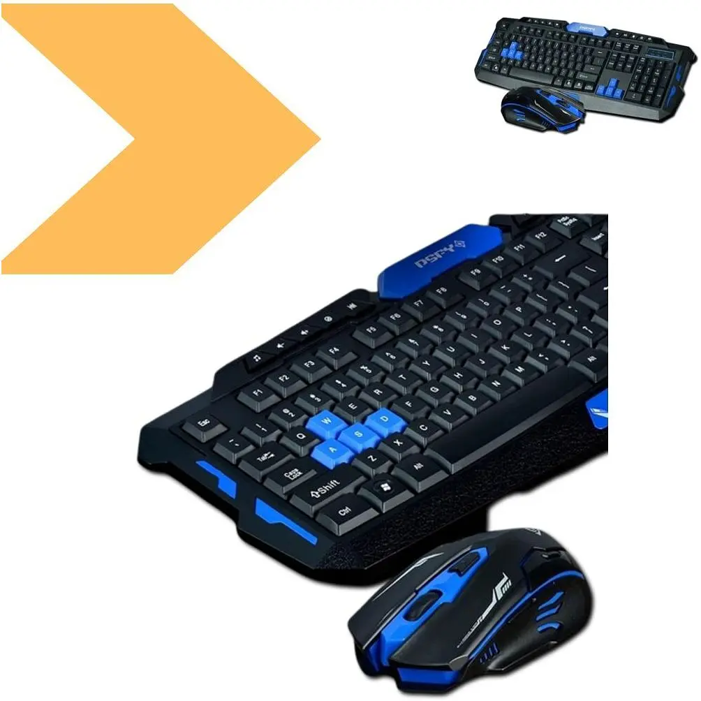 Клавиатура и мышь беспроводные игровые XPRO HK8100 (MER-15071_460) - фото 4