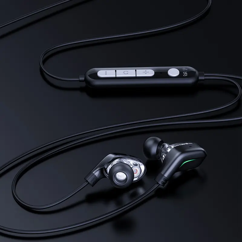 Дротові навушники Baseus Gamo Immersive Virtual 3D Game Type-З Earphone, 1.2m, black - фото 7