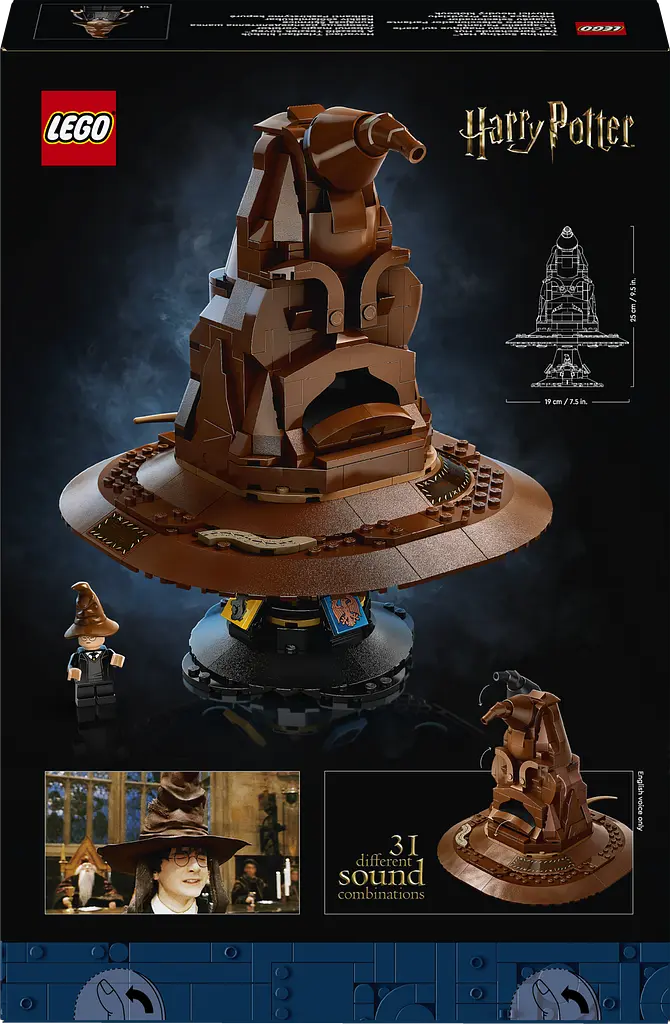 Конструктор LEGO Harry Potter Балакучий сортувальний капелюх 561 деталь (76429) - фото 9