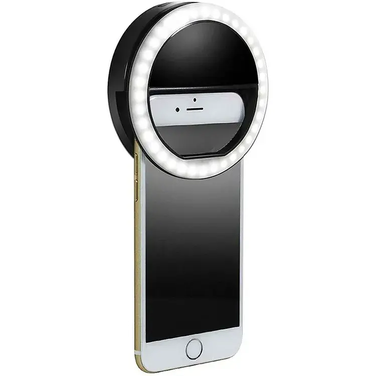 Кільце для селфі Selfie Ring Light з підсвічуванням Black (my006) - фото 3