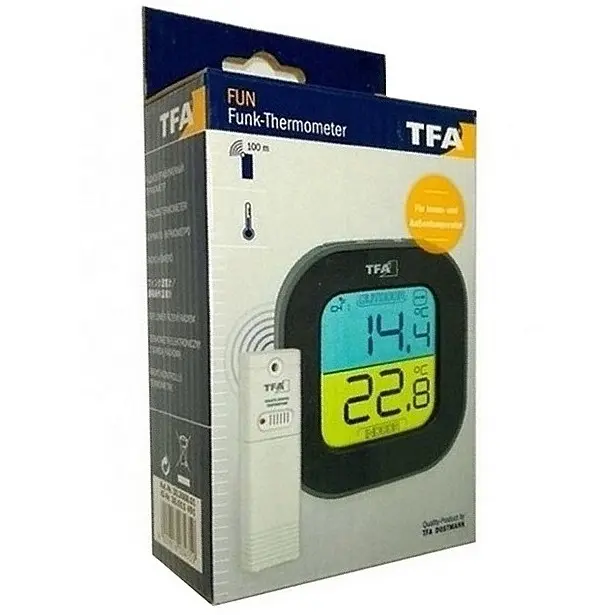 Термометр з радіодатчиком TFA Fun 30306801 - фото 11