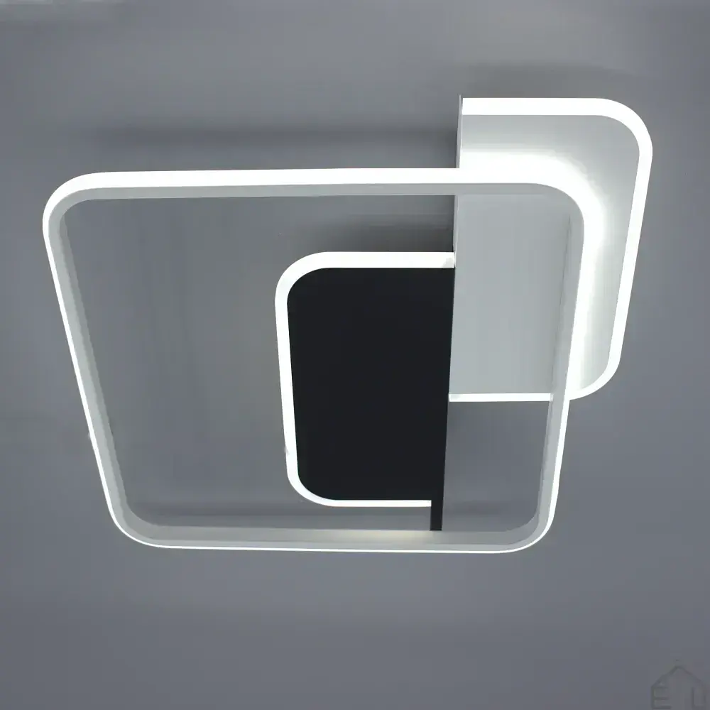 Керована світлодіодна люстра CODE 70W 3S-500×490×55-WHITE/BLACK-220-IP20 ESLLSE - фото 5