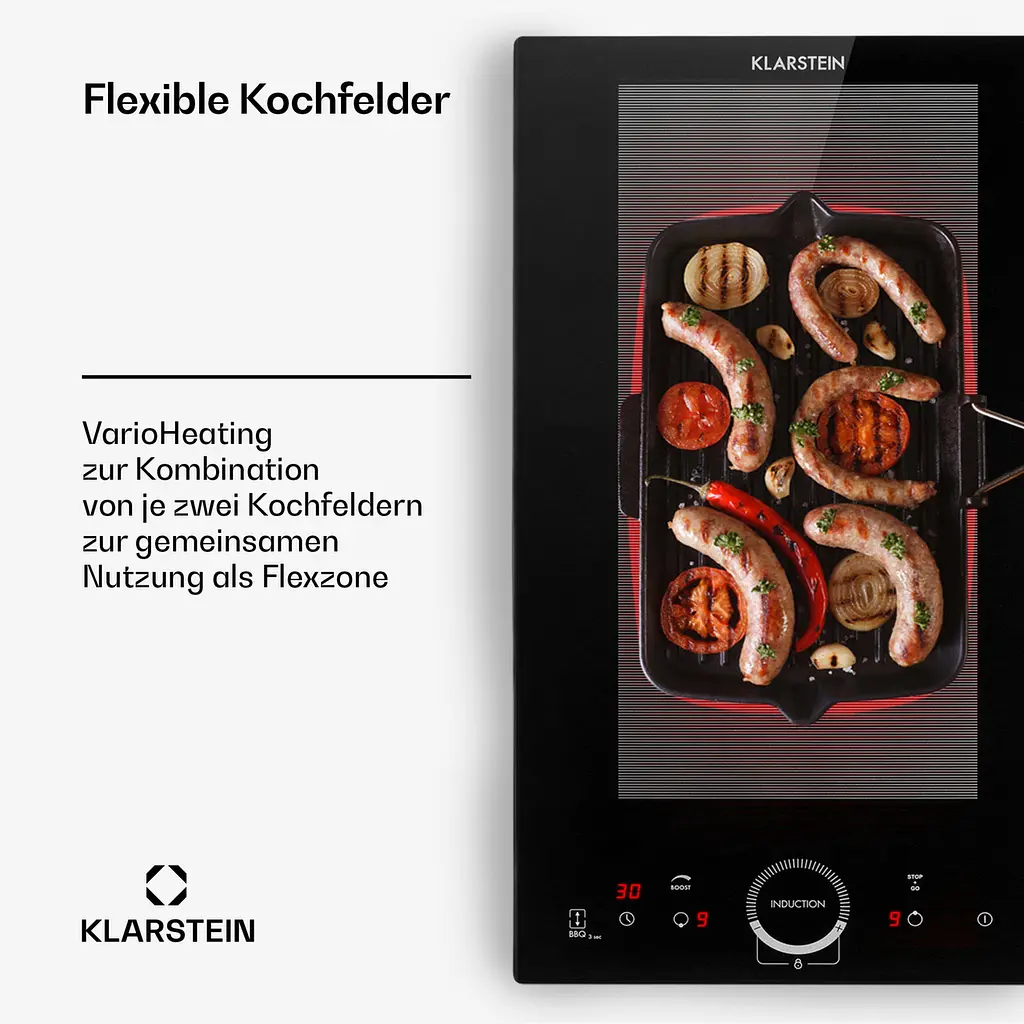 Індукційна варильна поверхня Klarstein Delicatessa Slim Чорний (10033015) - фото 8