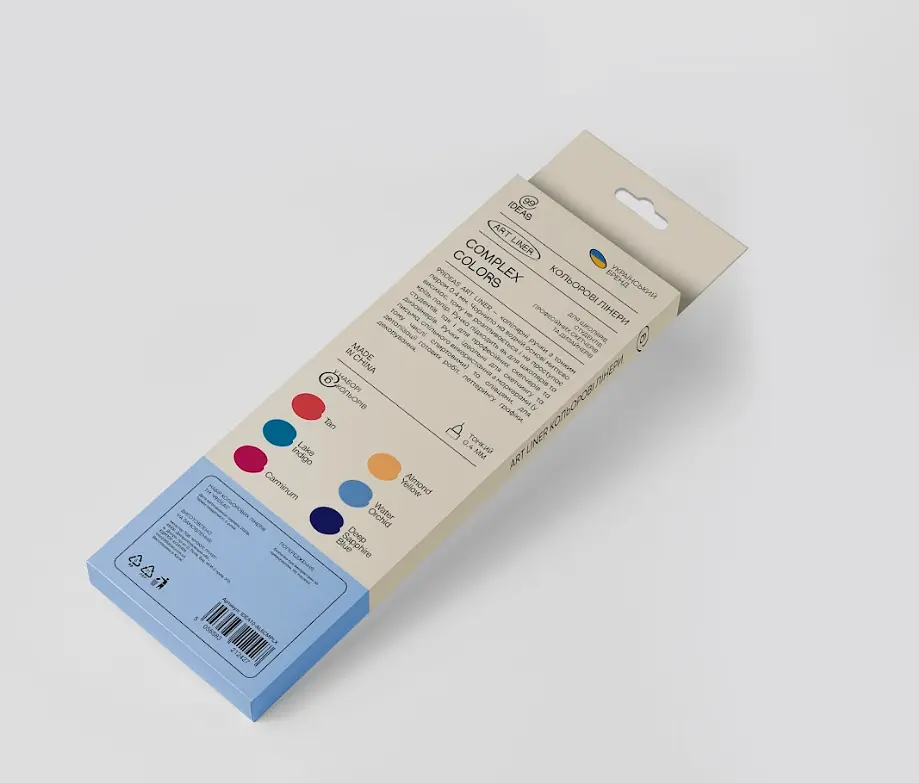 Набор цветных линеров, 6 цветов, 6 set complex colors, IDEA10-AL6CMPLX, 99IDEAS - фото 3