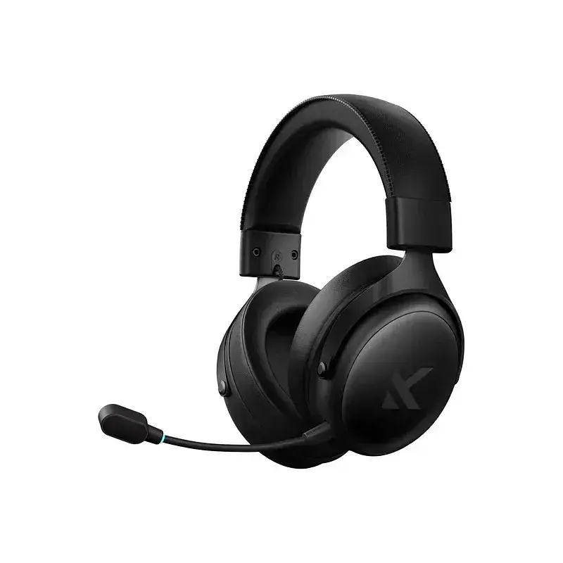 Наушники MCHOSE V9 Pro / Беспроводная игровая гарнитура / 2.4G / Bluetooth с микрофоном / Black - фото 2