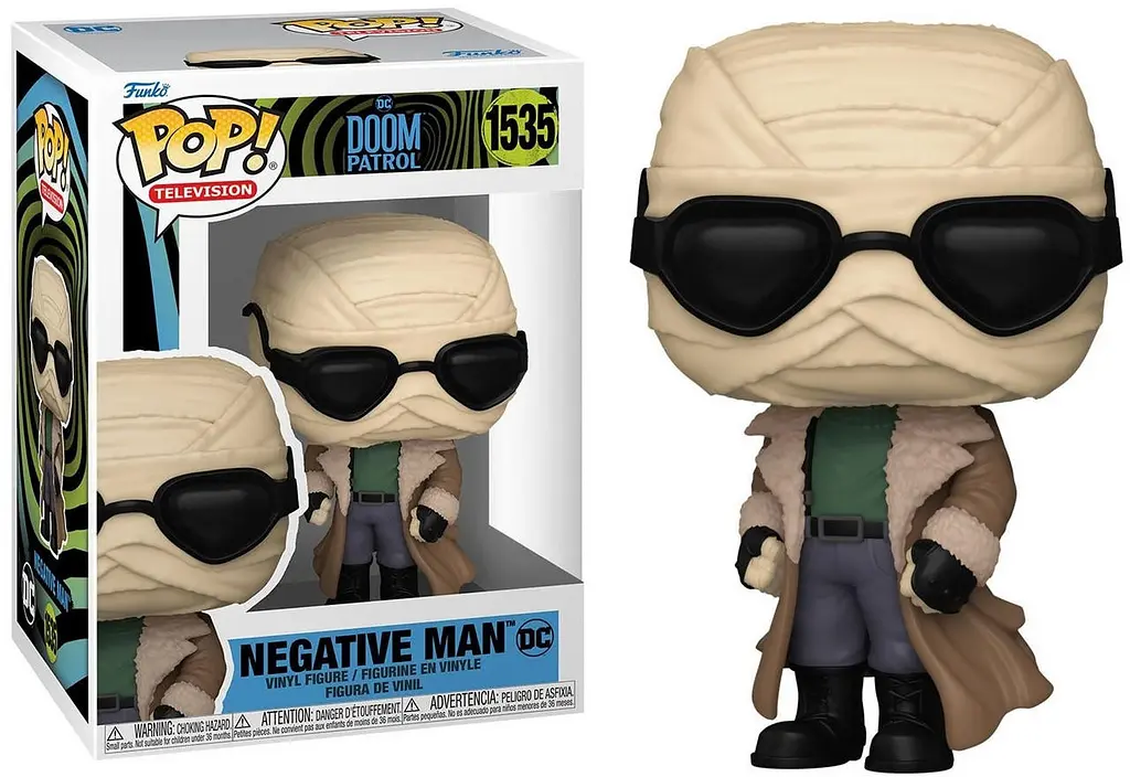 Фігурка Funko Pop DC Doom Patrol Negative Man Фатальний патруль Містер Негатив 10 см (FP DP NM 1535) - фото 2
