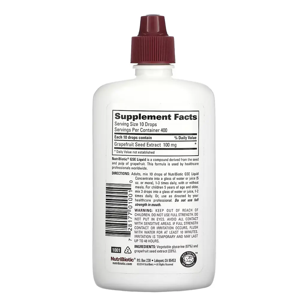 Екстракт насіння грейпфруту GSE Liquid Concentrate 118 мл - фото 2