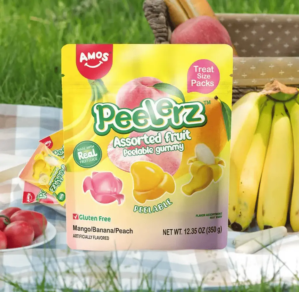 Желейні цукерки Amos Peelerz Assorted Fruit Peelable Gummy 350г - фото 6