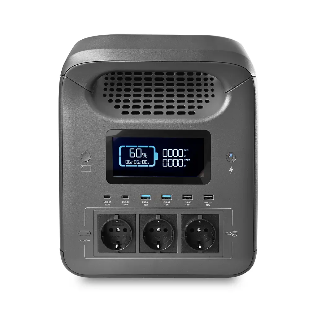 Портативна зарядна станція Videx Oasis 1800W 1229Wh (VPS-SG1-1KW8) - фото 2