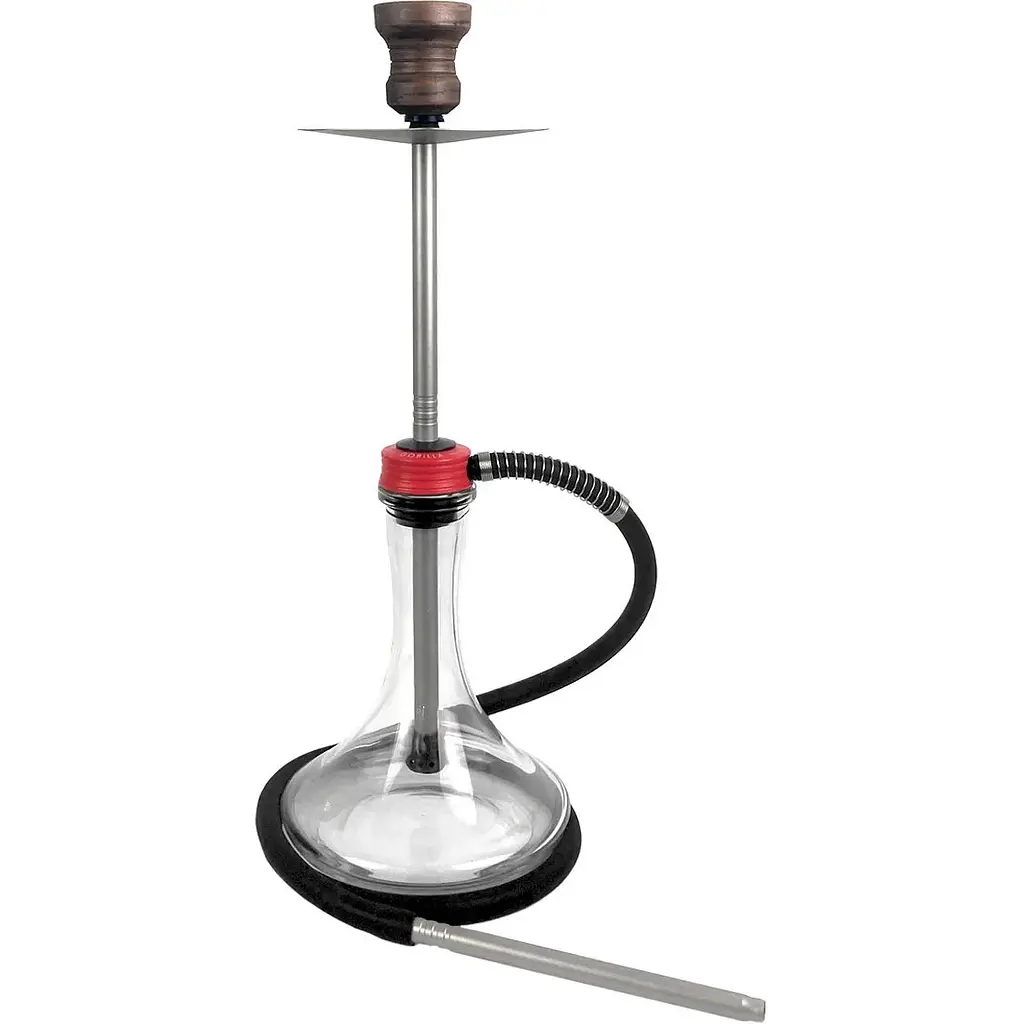 Кальян GORILLA 2.0 Red Craft Clear - фото 2