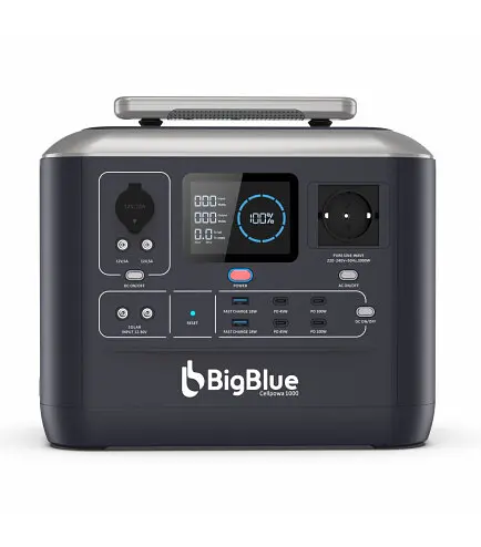Портативная зарядная станция BigBlue CP1000 1000W/1075 Вт/ч/LiFePO4 - фото 2