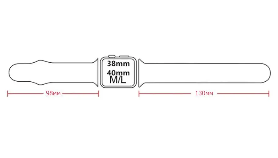 Спортивный ремешок Primo для Apple Watch 38 мм, 40 мм, 41 мм размер L White - фото 4