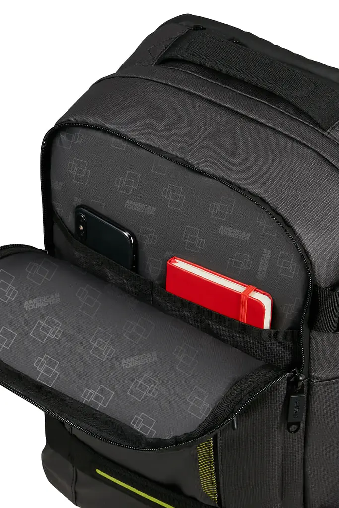 Рюкзак 15.6'' American Tourister URBAN TRACK BLACK/LIME 45x34x33 MD1*19212 - фото 13