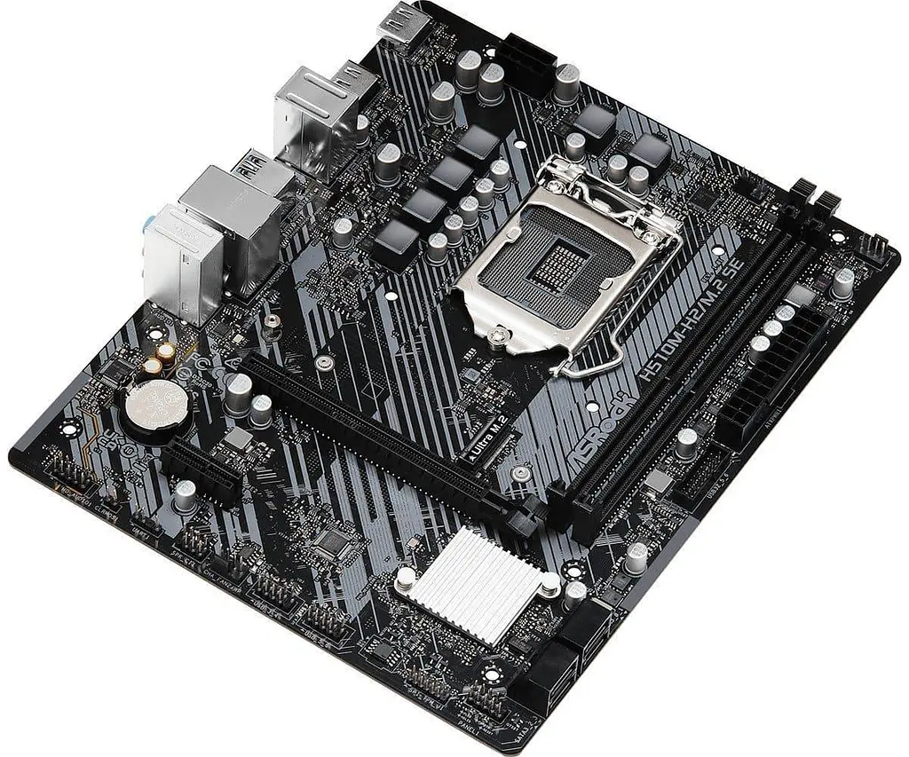 Материнська плата AsRock H510M-H2/M.2 SE (H510M-H2/M.2 SE) (Socket 1200, Intel H510, Micro-ATX) - фото 3