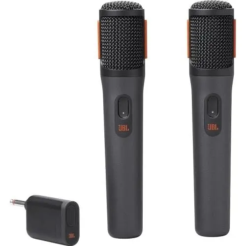 Мікрофон Partybox Wireless Mic, Black, 2 шт, бездротовий передавач JBL teh0028147 - фото 2