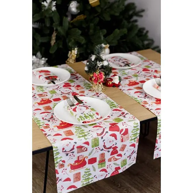 Салфетка Прованс Санта на белом 40х40 см. (35752) - фото 4