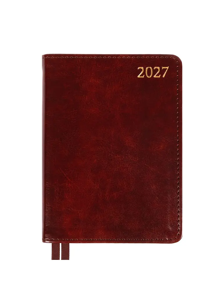 Щоденник 2027 А6 LEO Planner Aldento датований коричневий (252761) - фото 2