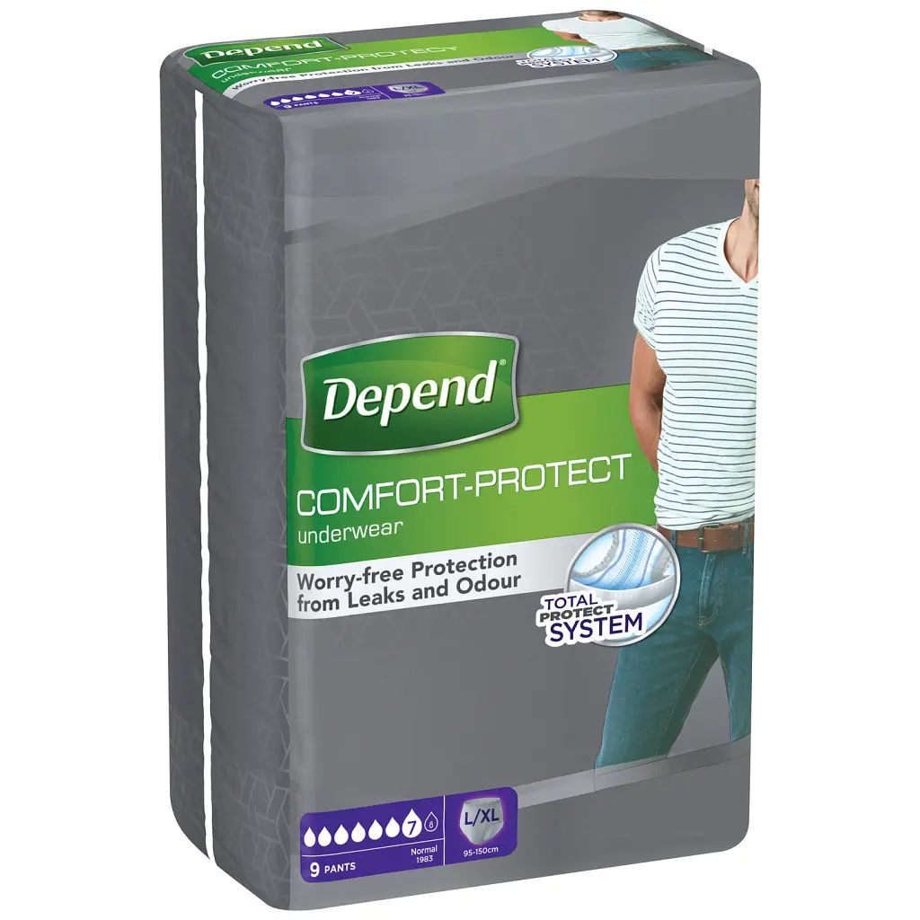 Підгузки для дорослих Depend Трусики для чоловіків L / XL (5029053560748_5029053539744) - фото 2