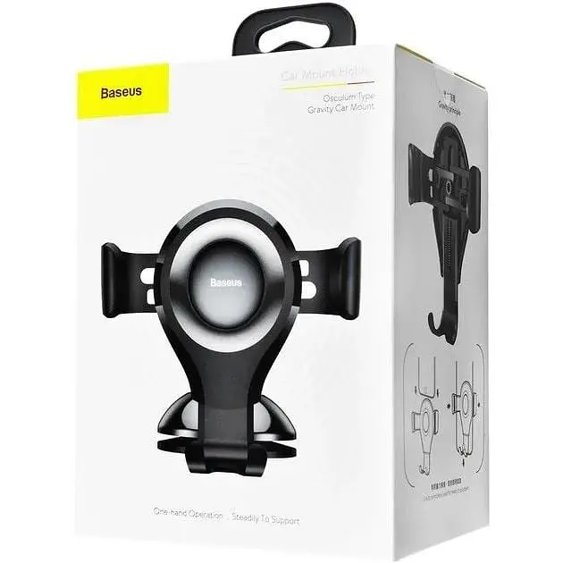 Автодержатель Baseus Osculum Type Gravity Car Mount (SUYL-XP01) - фото 4
