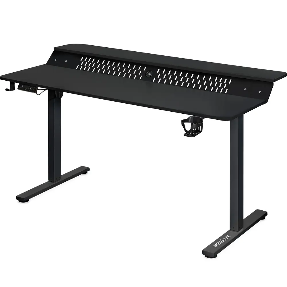 Стіл з електрорегулюванням висоти Mealux PowerDesk Extra XL Black (арт. EVO-264 B/B)